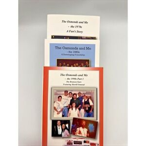 The Osmonds and Me -3 Book Collection From The 1970, 80's & 90s:  By S. Martens